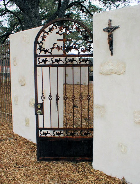 wall with old gate - weaver creative - evans weaver